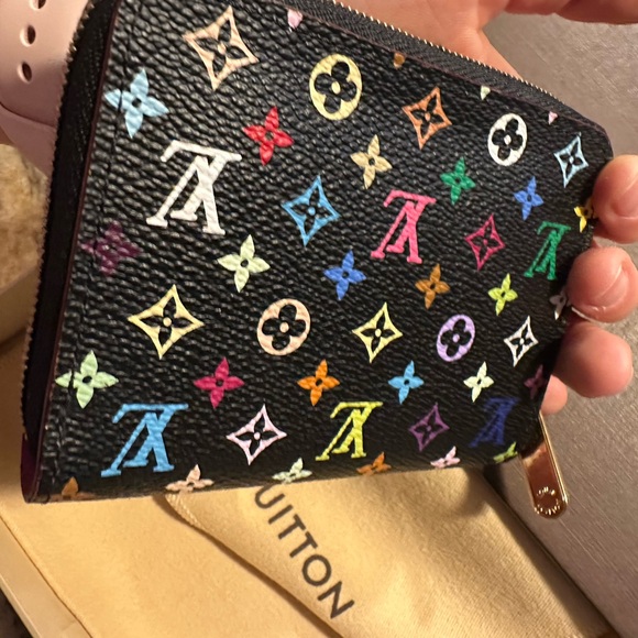 NWOT Louis Vuitton Monogram Multicolore Zippy Coin Purse Wallet - Picture 11 of 12